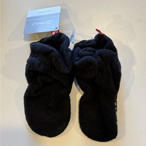 New Zutano Cozie Fleece Gripper Bootie Sz 24 Mo